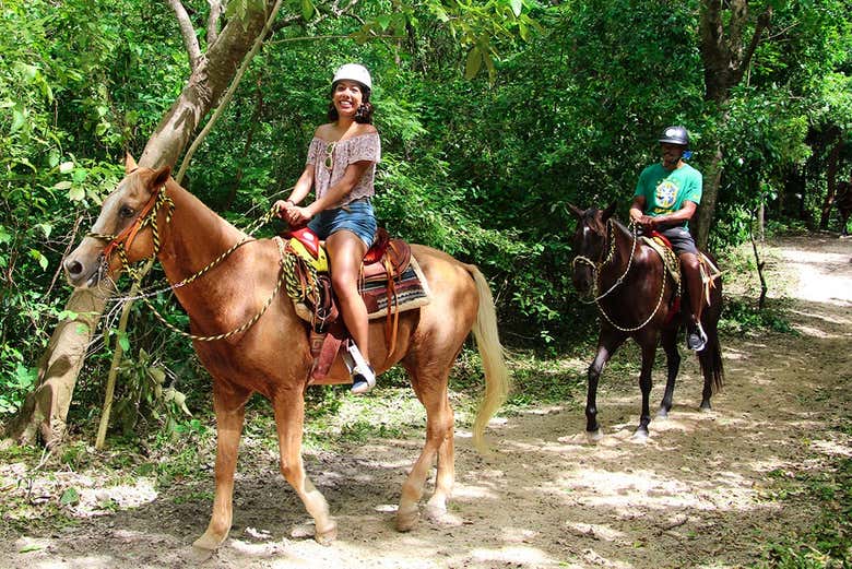 Paseando a caballo
