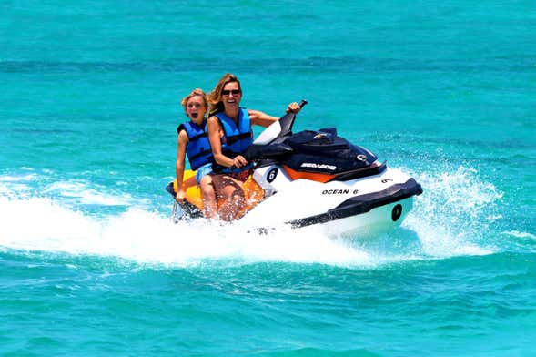 Tour en moto de agua por Punta Maroma