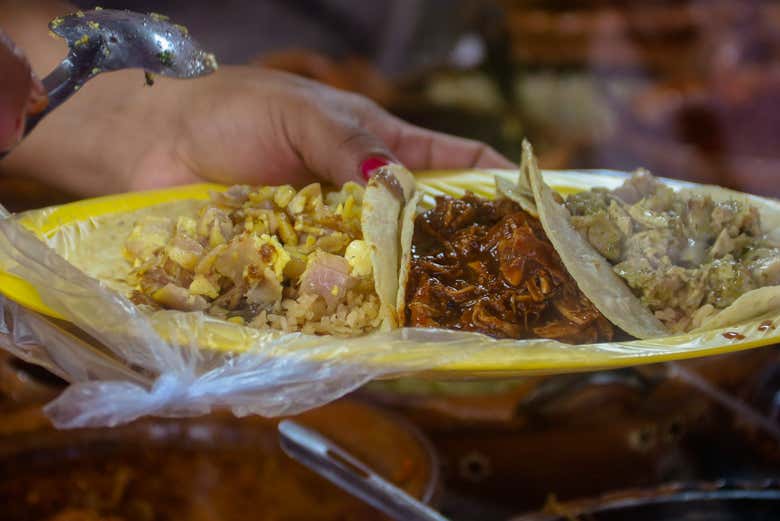 Disfrutaremos de una variedad de auténticos tacos