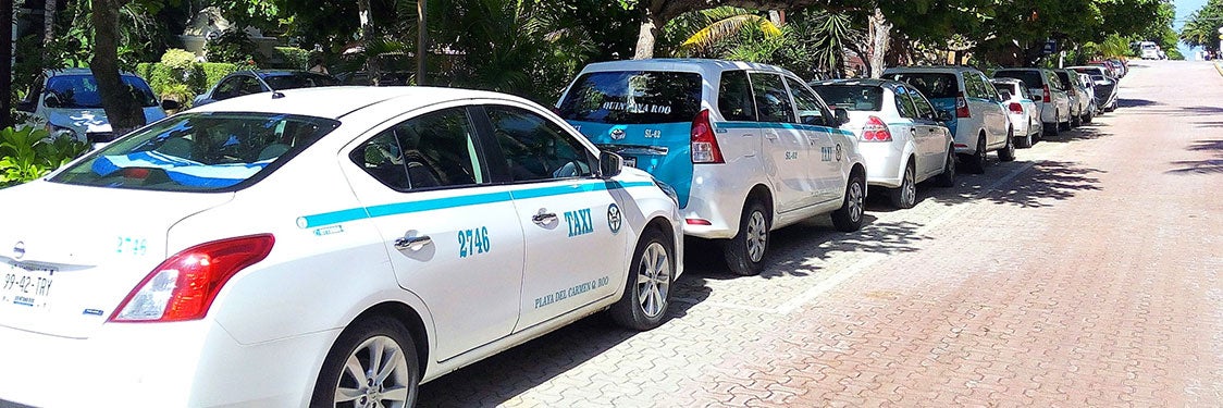 Taxis en Riviera Maya